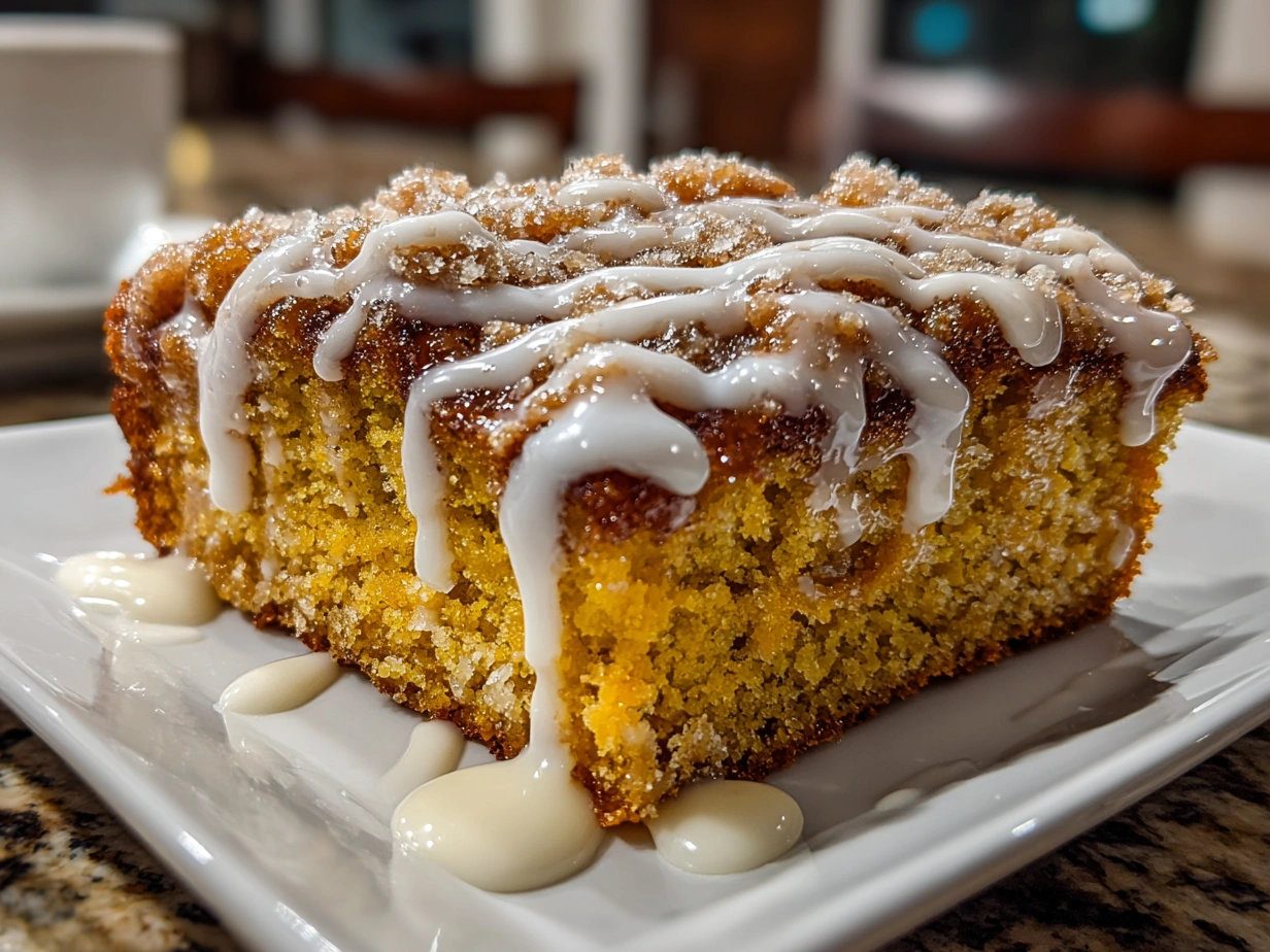 Homemade Butternut Squash-Apple Coffee Cake