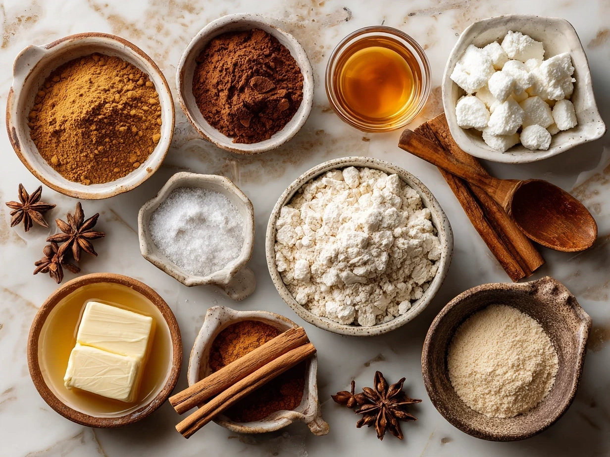 Ingredients for Pumpkin Spice Pancakes