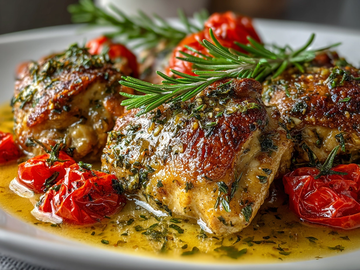 Slow Cooker Greek Chicken Close-up