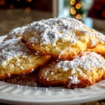 Home cook, taken with iPhone 14. Close-up slight angle of freshly prepared sugar cookies on white plate. Mouthwatering --ar 4:3 --style raw --s 230