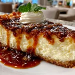 Home cook, taken with iPhone 15 Pro. Close-up slight angle of comforting cheesecake slab on white plate. rich inviting --ar 4:3 --style raw --s 260