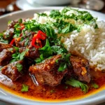 homemade Indian Beef Curry in Slow Cooker